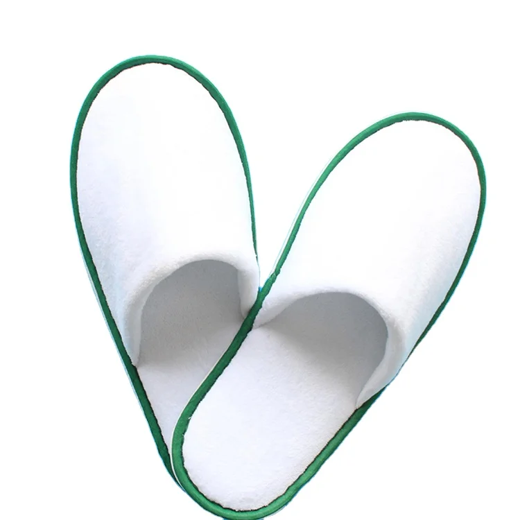 Customized Hotel Luxury Spa White Disposable Hospital Medical Slippers For Women