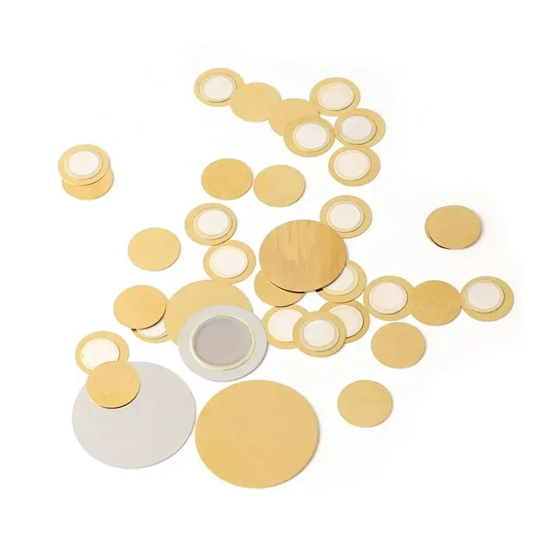 Diameter 12mm 20mm 27mm 35mm 50mm Piezoelectric ceramic sheet Buzzer Piezo buzzer Copper sheet