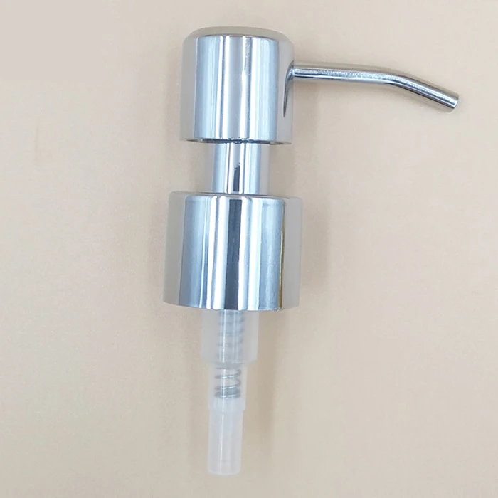 Wholesale 24mm plastic copper silver gold plated cosmetic bronze / copper soap lotion dispenser pump 24 410 for liquid dish soap