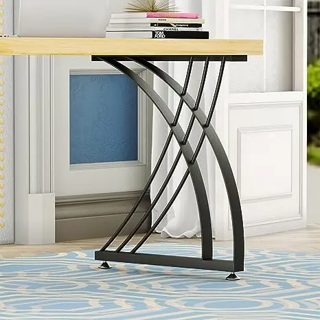 Furniture Factory Metal Simple Desk Legs Curved Shape Office Desk Table Legs Metal Dining Durable Coffee Table Bench Legs