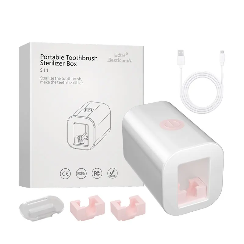 Portable Disinfect Toothbrush Kill Bacteria Ultraviolet Toothbrush Sterilizer Box