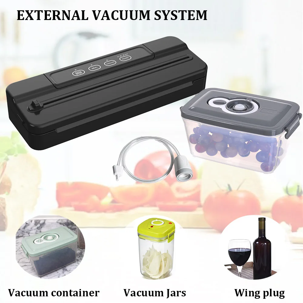 multifunctional household vacuum sealer machine food container vaccum sealer semi-automatic machine 4 en 1