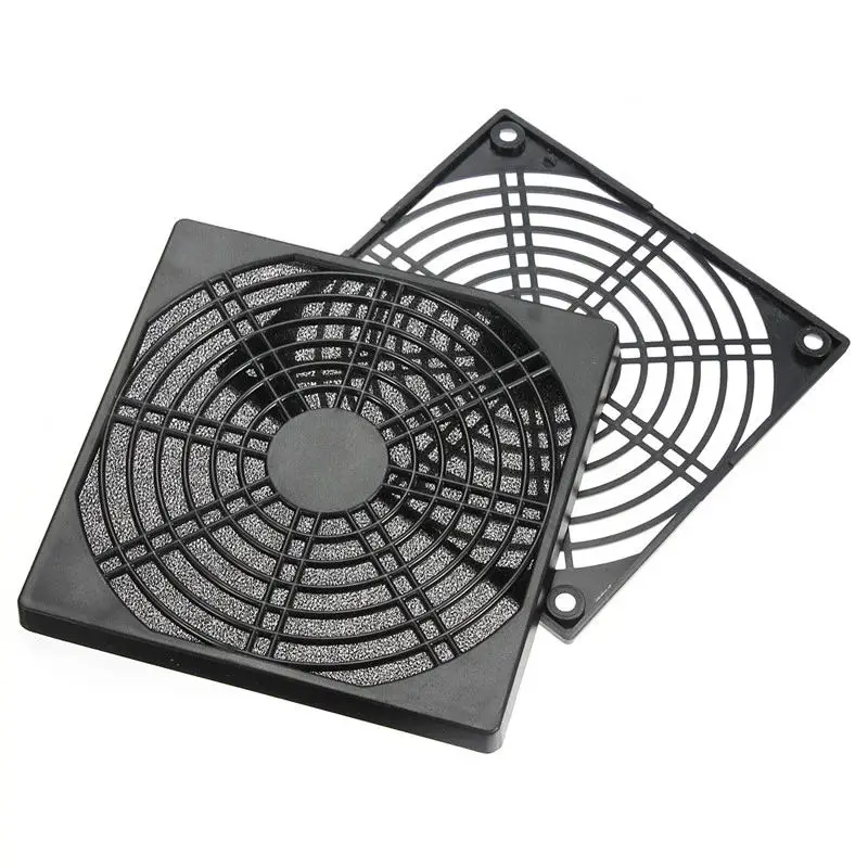 60-200mm plastic fan guard, 80mm 120mm axial fan cover, 150mm 170mm cooling fan dust filter