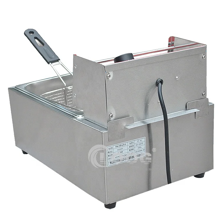 Heavy Duty Stainless Steel Electric Deep Fryer Tornado Potato Frying Machine Double Cylinder Deep Fryer Machine