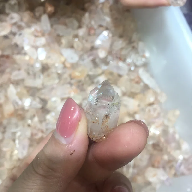 Herkimer Diamond Quartz Crystal Point Wholesale Shining Natural FengShui Love Crystal Image Art & Collectible Polished White