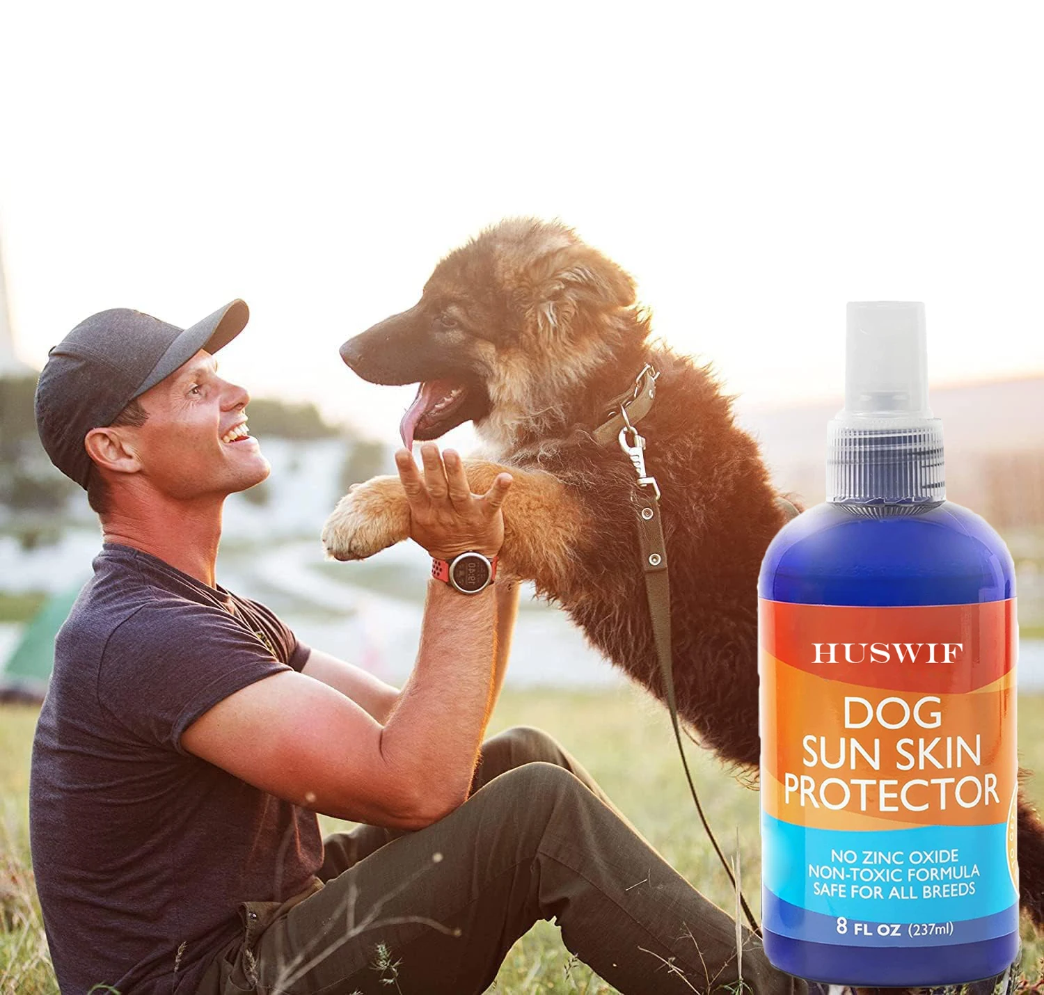 8OZ Dog Sun Skin Protector Spray Private Label Pet Sunscreen Spray for Dogs