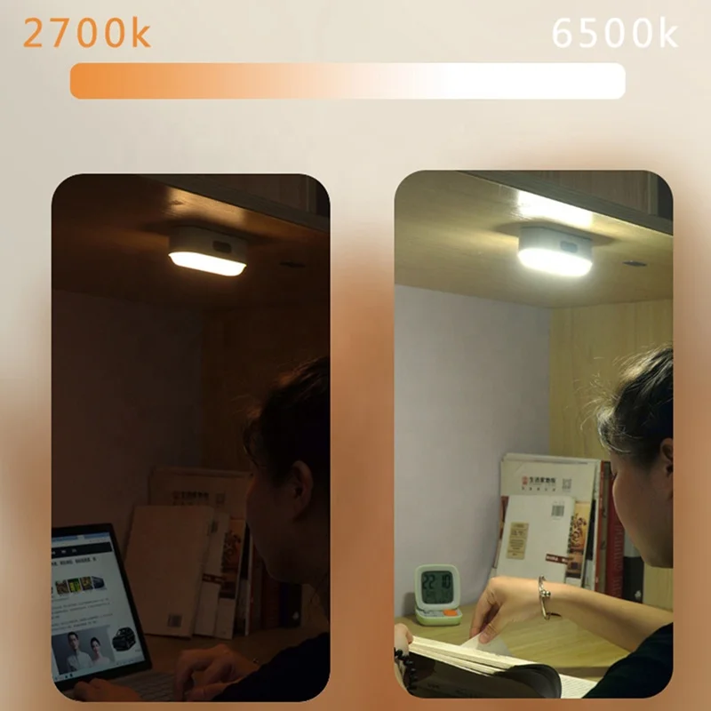 Usb Charging Human Body Induction Night Light Led Punch-Free Fill Light Student Dormitory Reading Eye Protection Table Lamp Gift