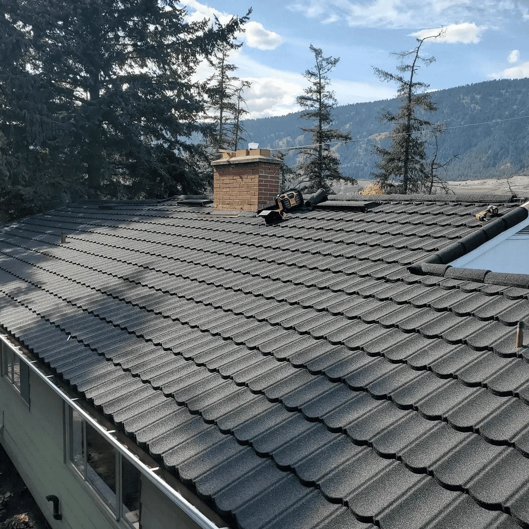 New Building Construction Materials For House Roof 1340 x 420mm Metal Roof Tile For Workshop