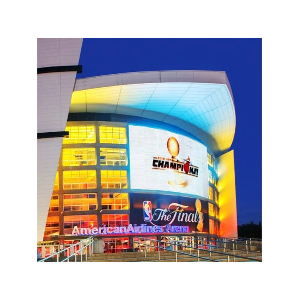 Sunrise Galaxy-3115 outdoor DIP high brightness strip transparent mesh led screen display