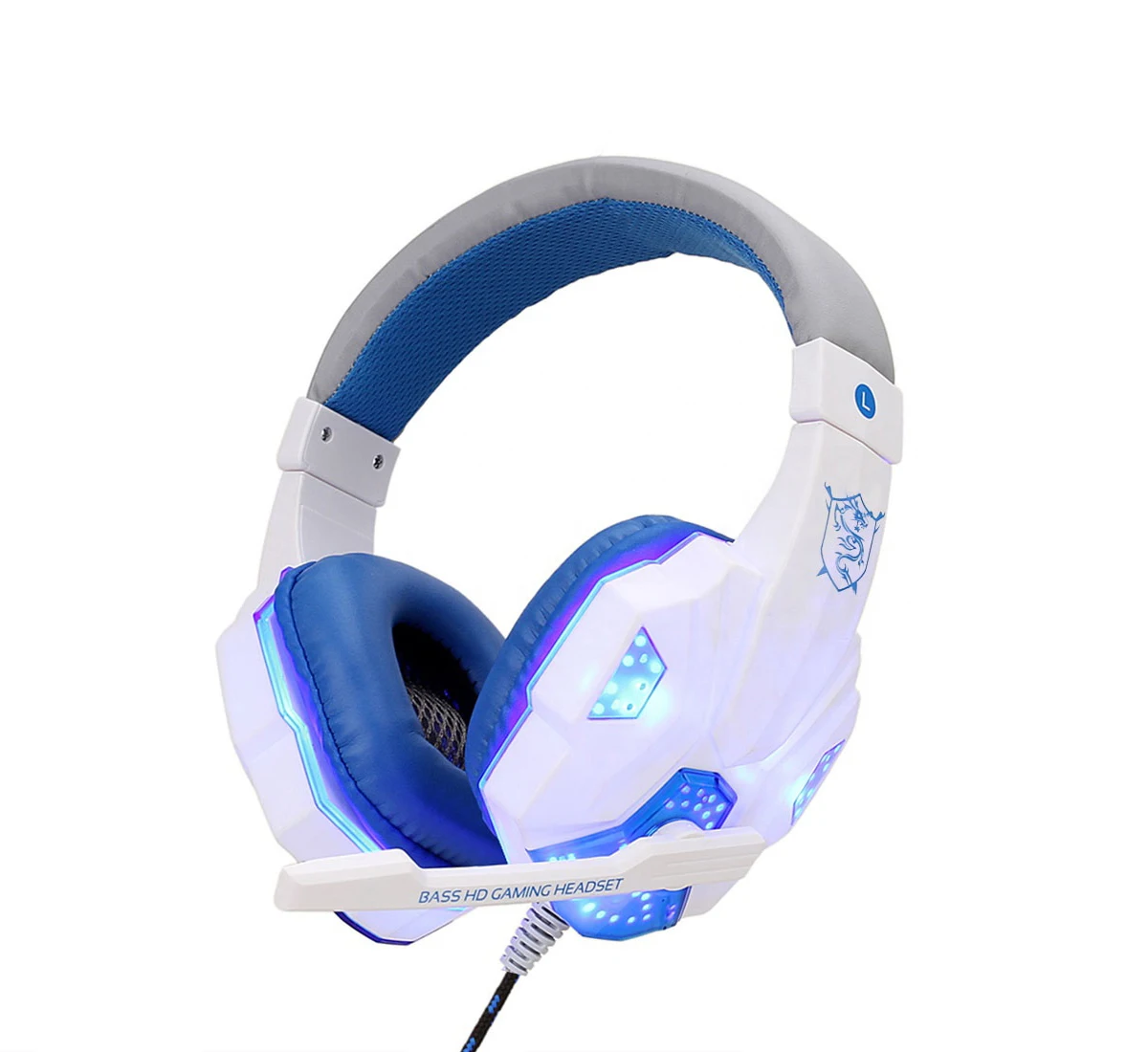 HG44 Pubg For Ps4 Ps5 Phone 2021 Led Video Game Earphones Gamer Headset Metal Bass Gaming Headphone