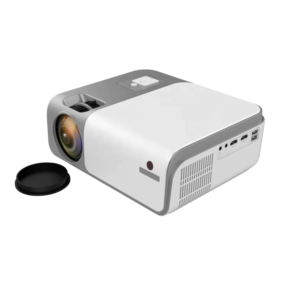 2022 новый дизайн C50 ЖК-дисплей 10000 люмен Full HD 1080p домашний кинотеатр умный светодиодный портативный проектор для фильмов проектор для образования