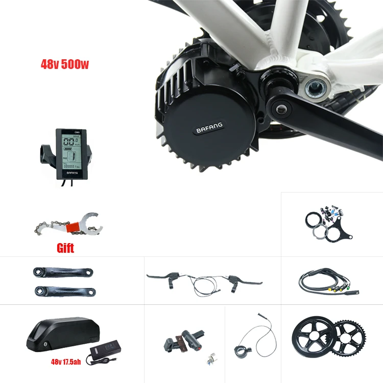 Дисплей C965 комплект для электрического велосипеда 48v 500w bafang bbs02b мотор с 17.5ah батарея для электрического велосипеда