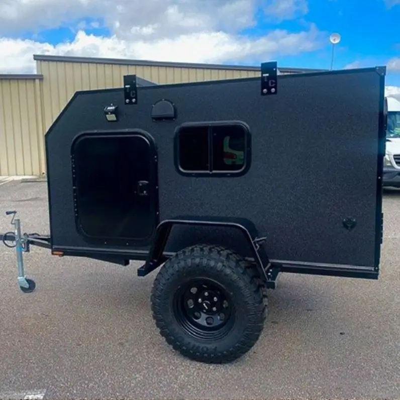 Factory Supply Luxury Camping Caravan Trailers with Camper Mini Caravan Off Road Trailer
