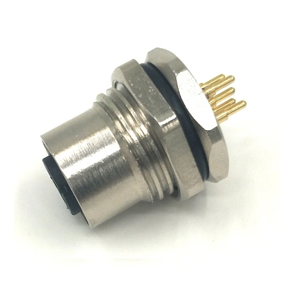 M5 M8 M12 M16 7/8 M23 waterproof solder pcb panel mount socket male female plug 3 4 5 6 8 12 pin plastic sensor cable