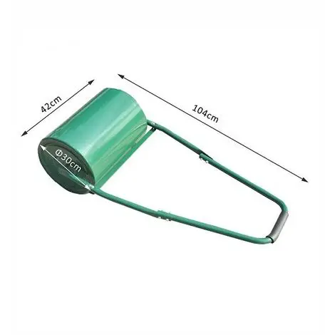 Garden Steel Lawn Roller Heavy Duty Water or Sand Filled 30 Litres for Garden yard roller for grass garden tool turf roller
