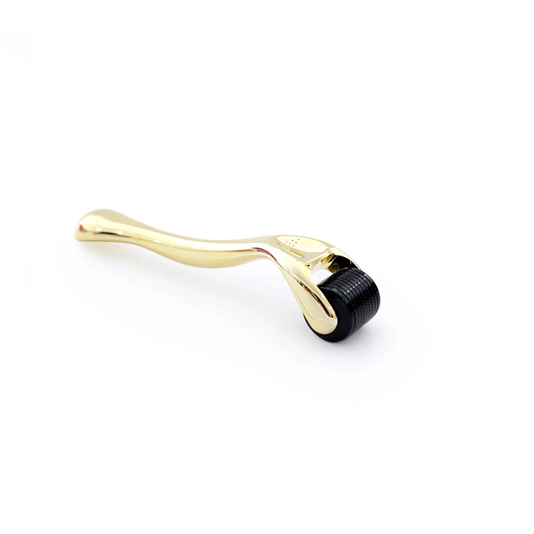Portable Skin Beauty Face Roller 0.25mm 0.5mm 1mm 1.5mm 540 Gold Needle Micro Needle Derma Roller for Scalp