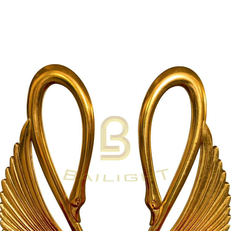 Luxury Wedding Furniture Swan Back King throne chair  For Sale