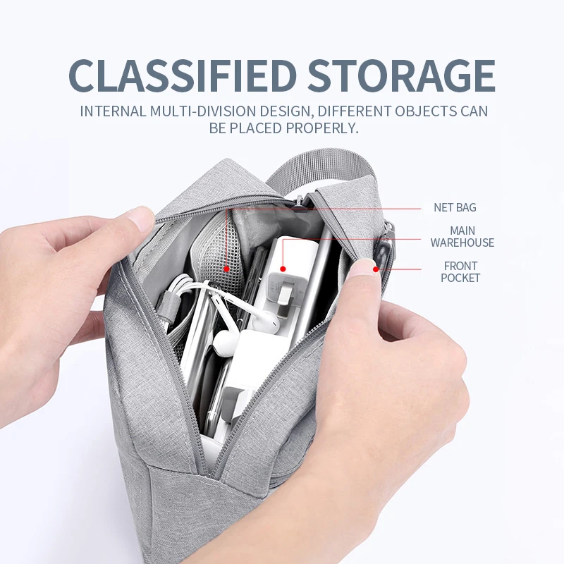 
BUBM Small Electronics Tech Gadgets Travel Carrying Cases Pouch Bag 