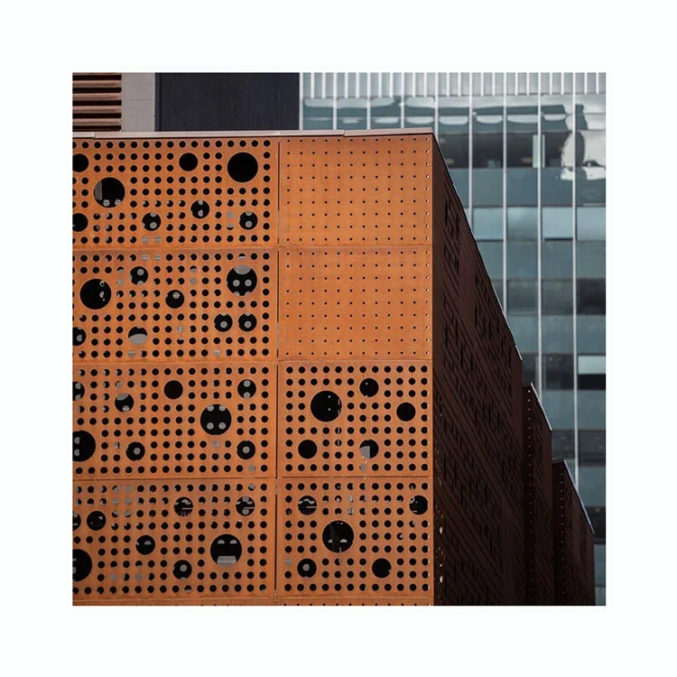 Customized Outdoor Decoration Laser Cutting Corten Steel Plate Garden Sculpture Fence Panel  Powder Coated Metal Garden Fence