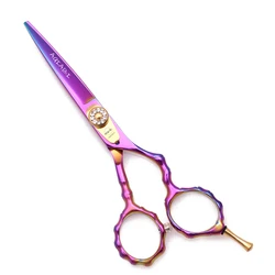 Ножницы для стрижки волос AQIABI JP, 5,5 дюйма, стальные ножницы для волос, парикмахерские ножницы, филировочные ножницы с черной бамбуковой ручкой A9010