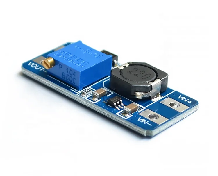 (Electronic Components)Module 2A board input voltage 2-24V to 5/9/12/28V adjustable 3608 Module MT3608