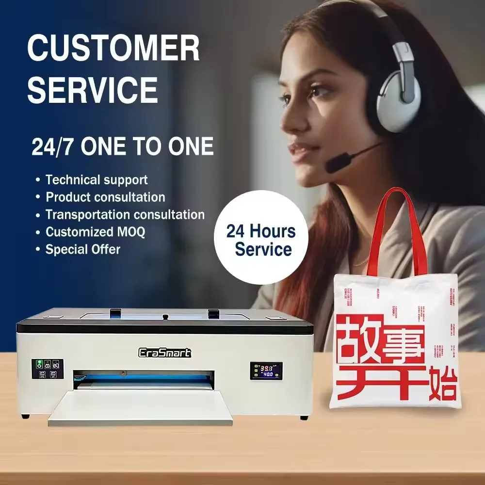 Hot Sale 30cm A4 A3 Dtf Printer For T-shirts With Single Xp600 Printhead L1800 Portable Printer/tshirt Printer/printing Machine
