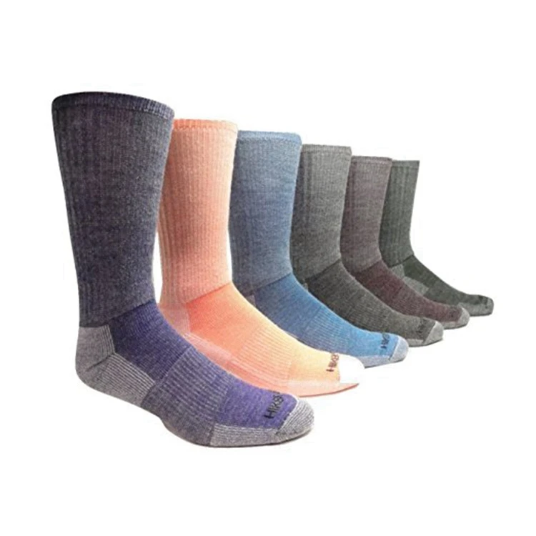 BY-N019 mens hiking socks 100% organic hemp heat socks thermal cold weather heavy safety socks