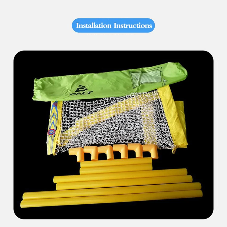 Mini Foldable Portable Kids Soccer Goal For Backyard Set Soccer Goal Training Equipment with All Weather Net