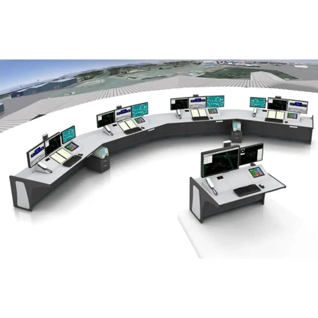 Custom Solutions Control Room Console Desk: Ideal Furniture for Security Monitoring and Broadcast Operations