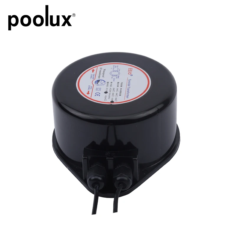 Safe AC 220V to 12V Transformer Durable Waterproof for Swimming Pool Outdoor Use with IP67 Rating
