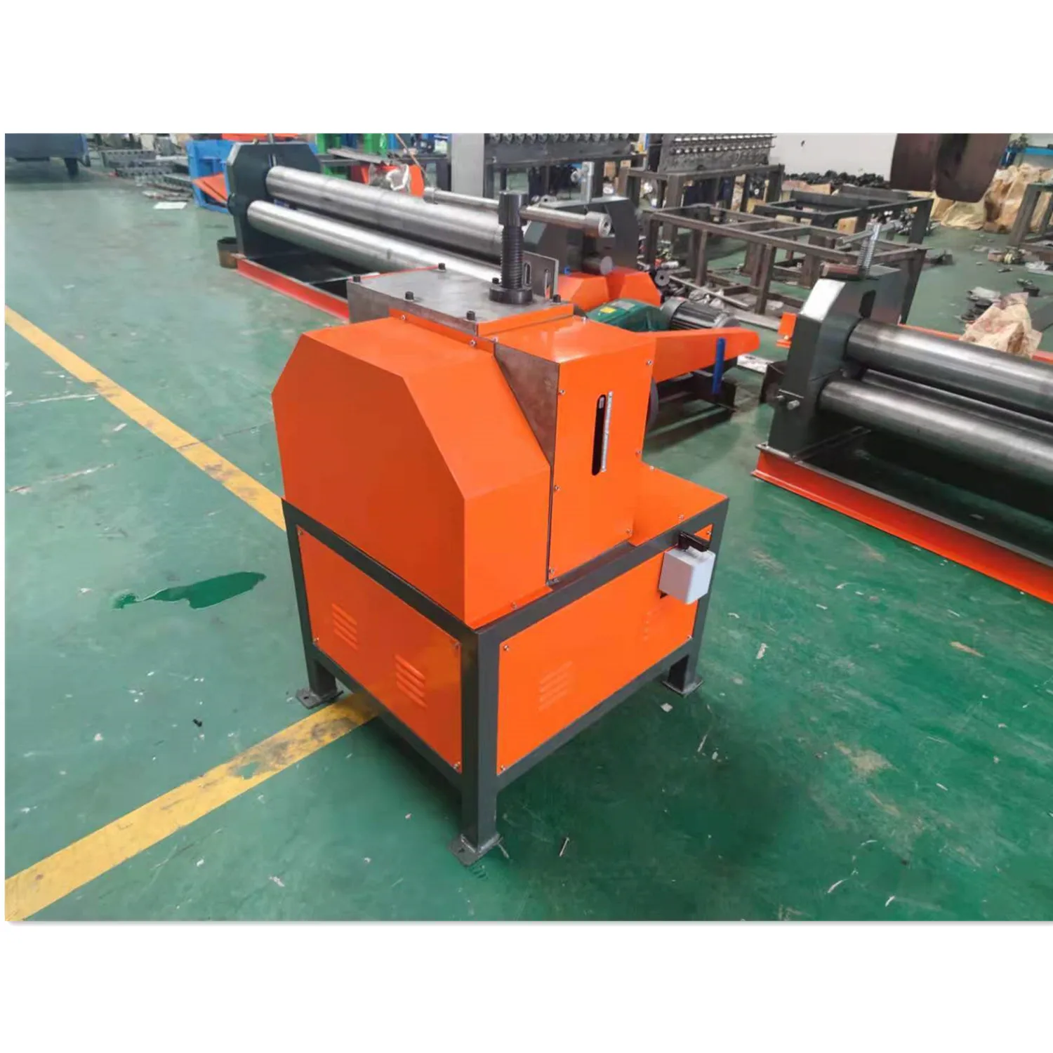 Ventilation Portable Iron Bending Machine/Electric Angle Steel Rolling Machine