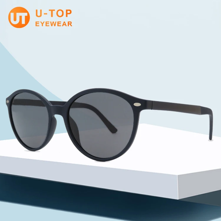 U-Top 2024 new arrivals retro polarized ultm sunglasses men and women UV 400 protection retro round lenses