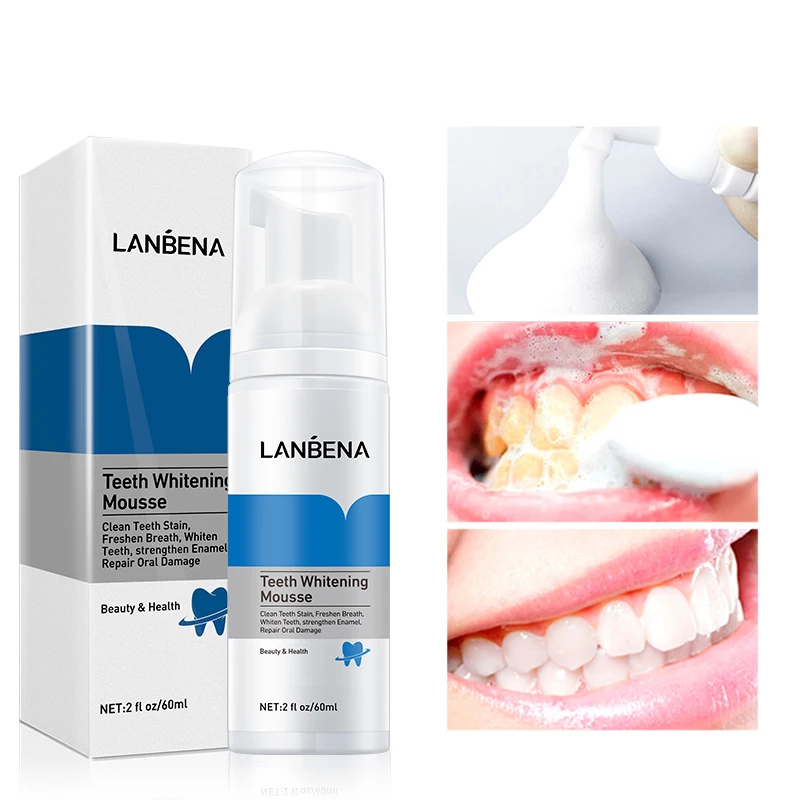 LANBENA teeth whitening foam mousse whitening mouth guard