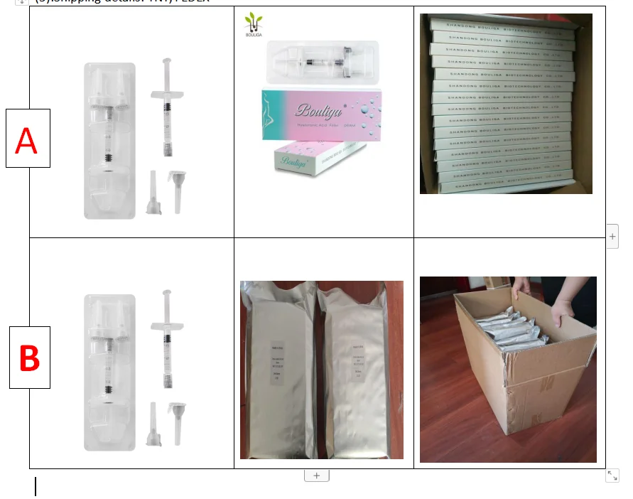 
5ml filler ha cross linked dermal filler anti wrinkle hyaluronic acid injections to buy 