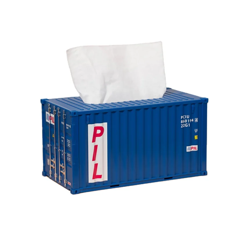 New Design Pen Container Name card Tissue Pen Holder Shipping Container shape Pen Holder