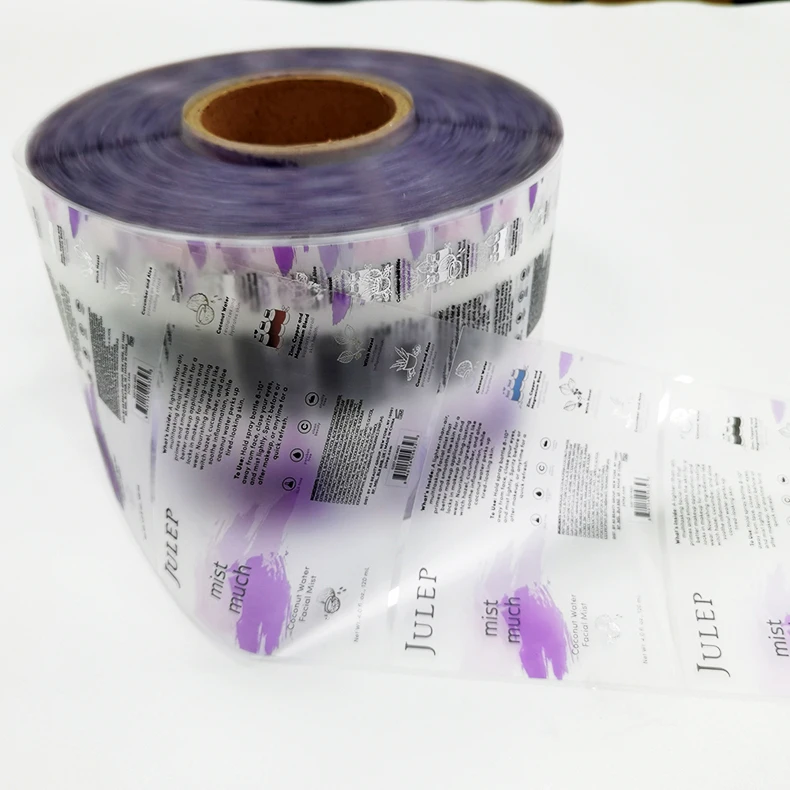 Waterproof Vinyl Transparent Packaging Custom Logo Labels Stickers