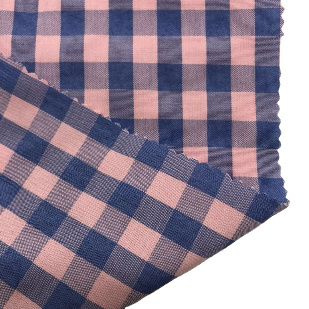 yarn-dye polyester cotton ripstop fabric polyester cotton  fabric