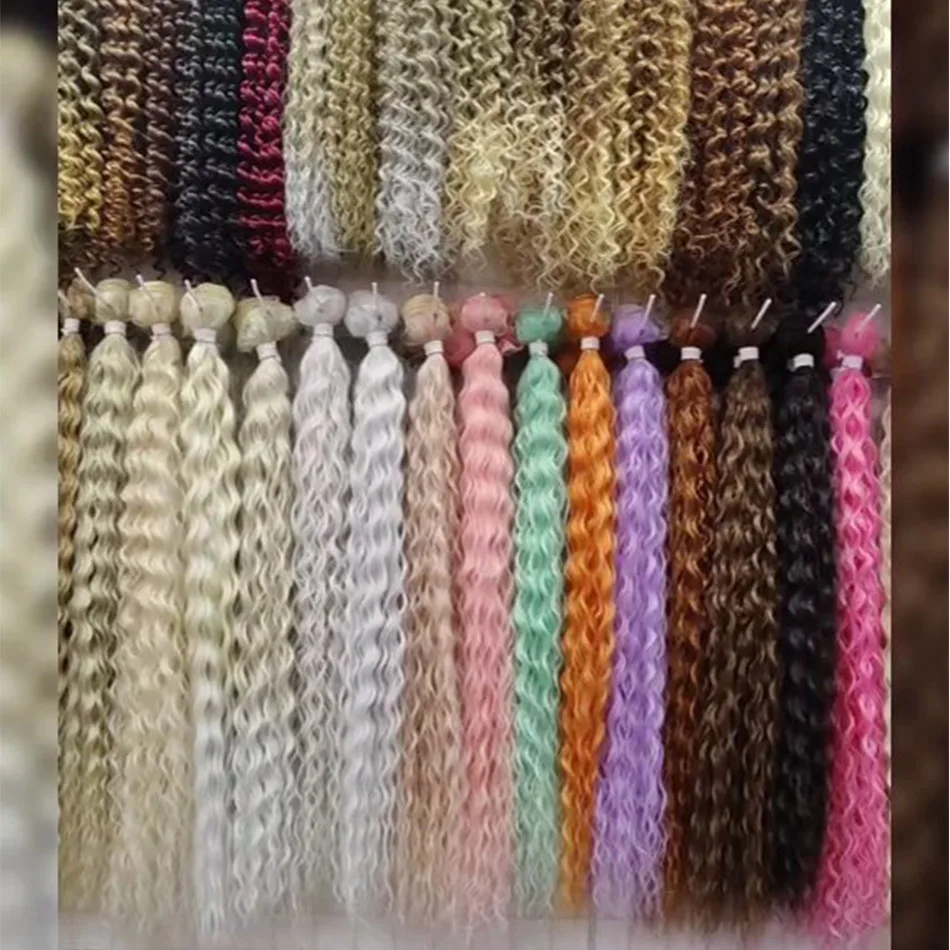 Braiding Hair Pre Stretched Braiding Hair Extension Professional Hot Water Setting Synthetic Crochet Twist Braids