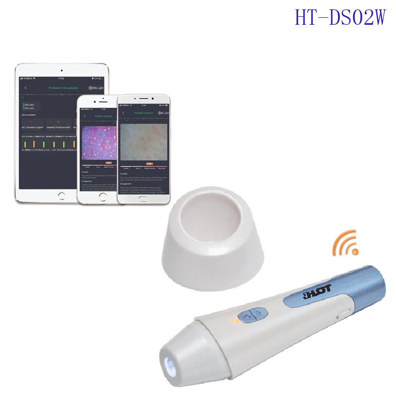 New AI System 2024  Portable Beauty Face Skin Analyzer Three spectrum automatic skin analysis system