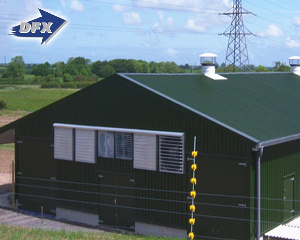 Large Span Prefab Multistory Steel Structure For Hospital School Factory Building Office Building Chicken Poultry house