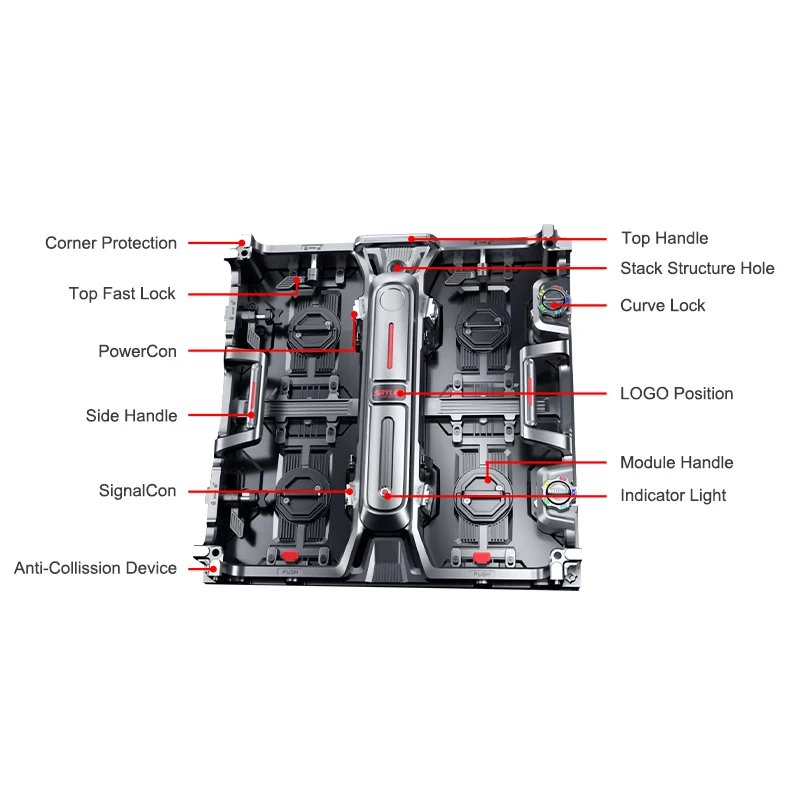HD SMD Indoor Rental LED Display P1.95 P2.6 P2.97 P3.91mm Digital LED Screen Panel For Stage Concert Event Background