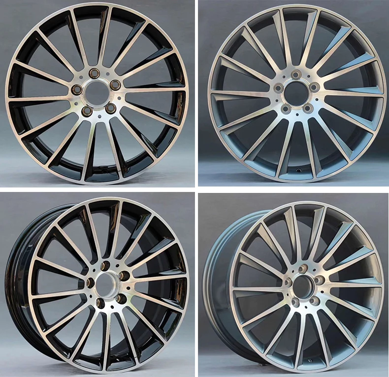 Customized Luxury Multi Spokes 15 16 17 18 19 Inch 4x108 forged Wheels for bmw benz