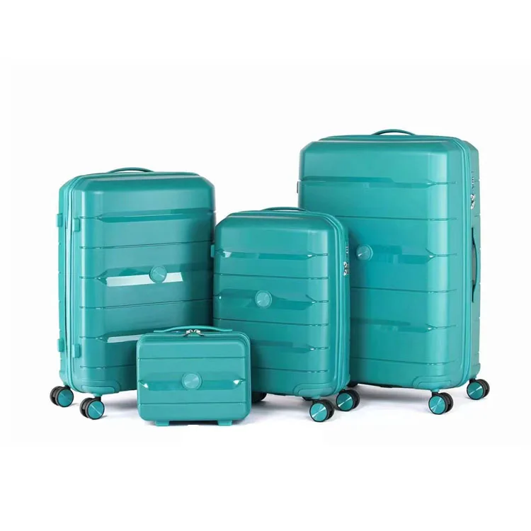 New Hot Sale PP Zipper Suitcase Set Traveling Case Factory Price 3 Pcs Business Luggage Set