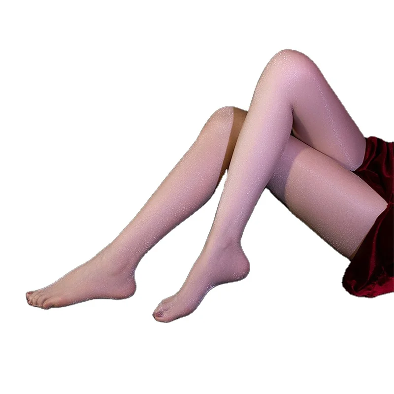 5 Colors Summer Korean Shiny Stockings Lady Shiny Resistant Pantyhose Tights For Women