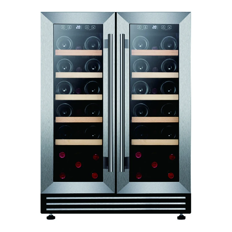 
 40 бутылок, стеклянная дверь, термоэлектрический холодильник, охлаждающий винный шкаф  