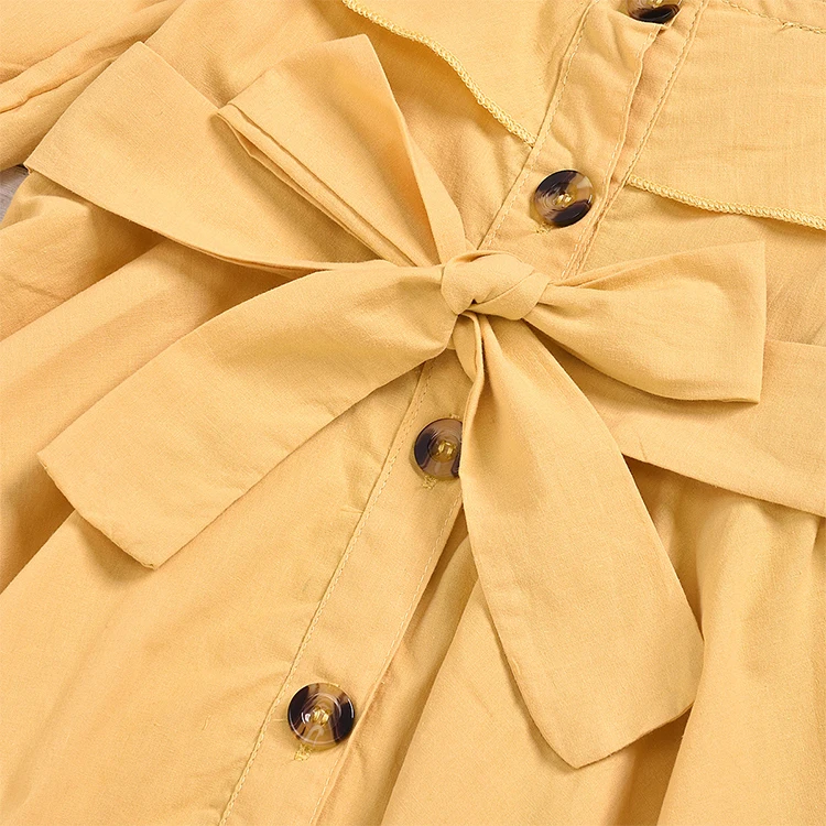 Wholesale Girls Dresses 4 Year Girl Casual Off-Shoulder Short Sleeve Dress With Belt Summer Kids Toddler Girl Dress