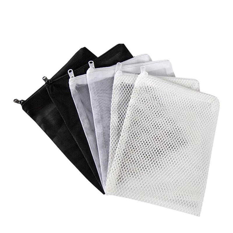 White Mesh Bag with Zipper for media filter Aquarium accessories
