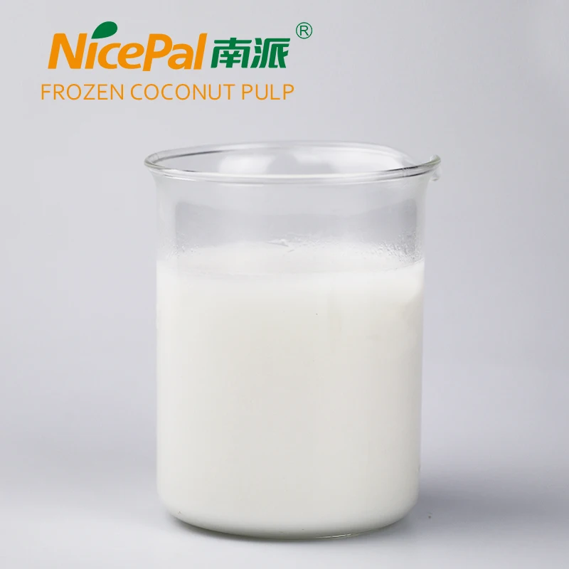 ISO certificate/Pure natural quick frozen coconut milk/coconut pulp from factory