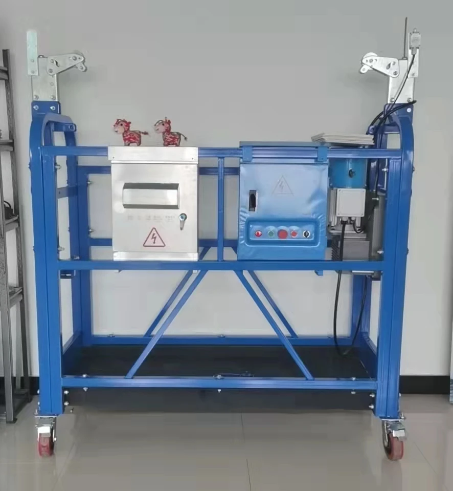 High rise building electric window cleaning equipment construction suspended platform cradle