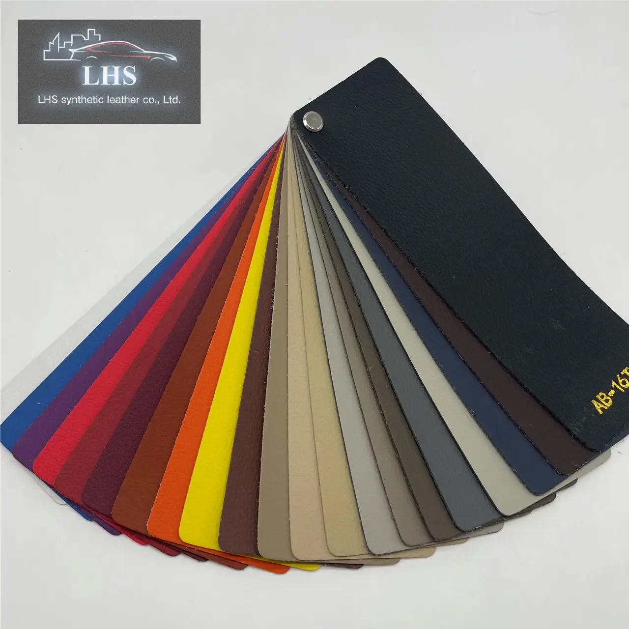 Color catalogue delicately embossed pebbled microfiber nappa leather for car seats, small quantities, meet your delicate needs